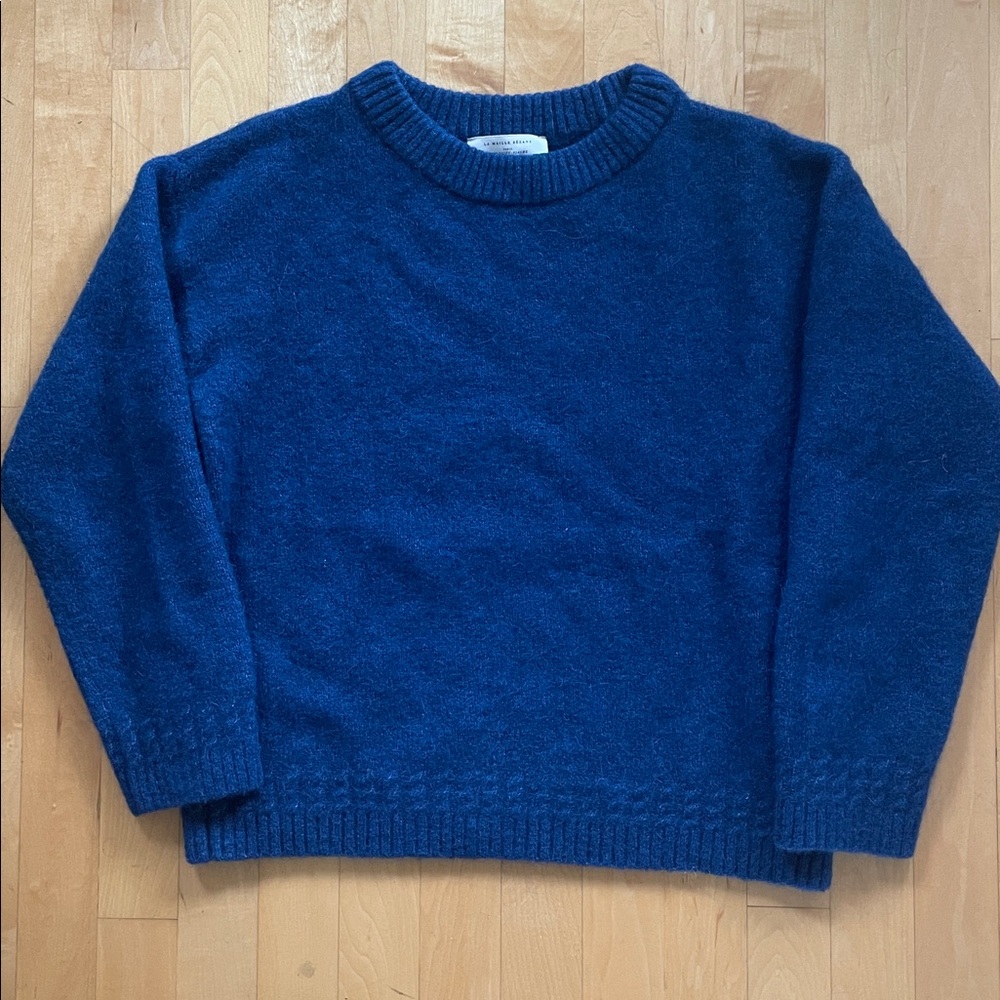 Sezane Amiel Jumper Peacock Blue - Picture 5 of 7